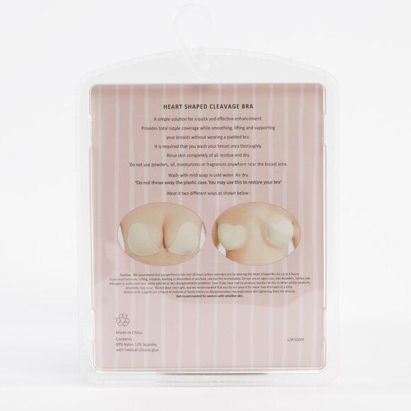 HEART SHAPED CLEAVAGE BRA - Picture 4 of 5